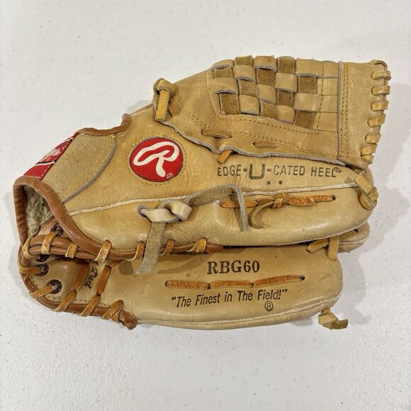 Rawlings Jose Canseco RBG60 Baseball Glove Right Hand Arch Basket Web Leather - Picture 7 of 11